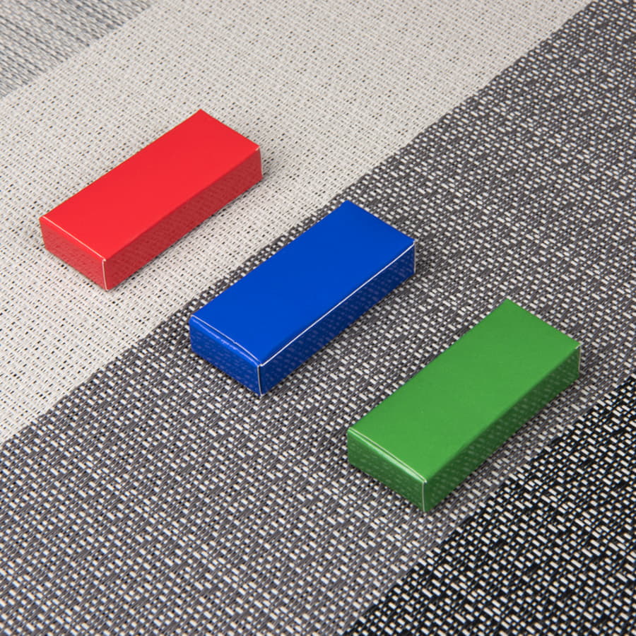 Подарочная коробка для флешки HALMER  размер 6 x 1,2 x 2,5 см, зеленый-1