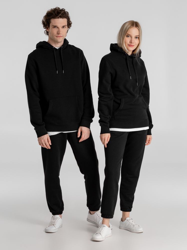 Толстовка с капюшоном унисекс King, черная-7