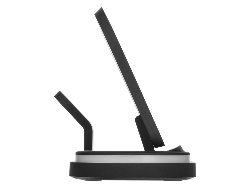 Складная зарядная станция с беспроводной зарядкой Flashport, 15 Вт, черный-8