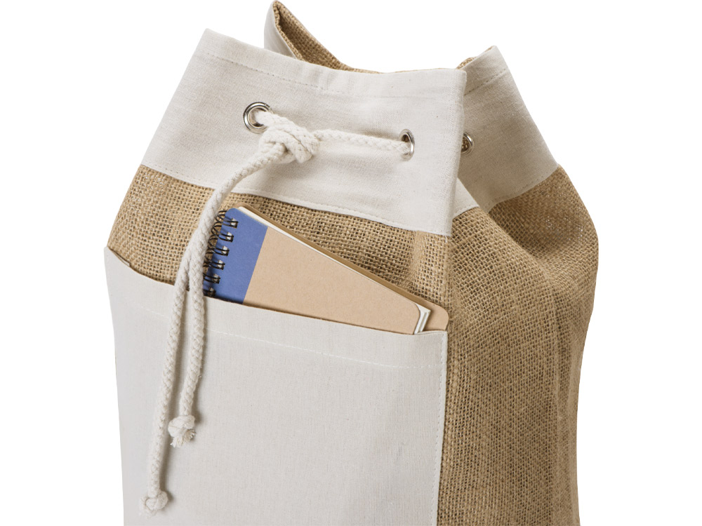 Рюкзак Jute из джута, натуральный-10