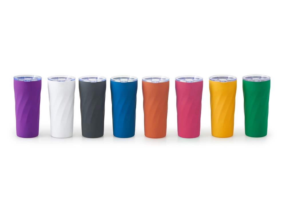 Подарочный набор FAMILY с термосом и термокружкой, темно-синий-4