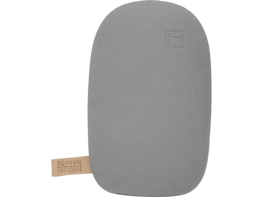 Внешний аккумулятор в форме камня Stone, 10400 mAh, серый-3