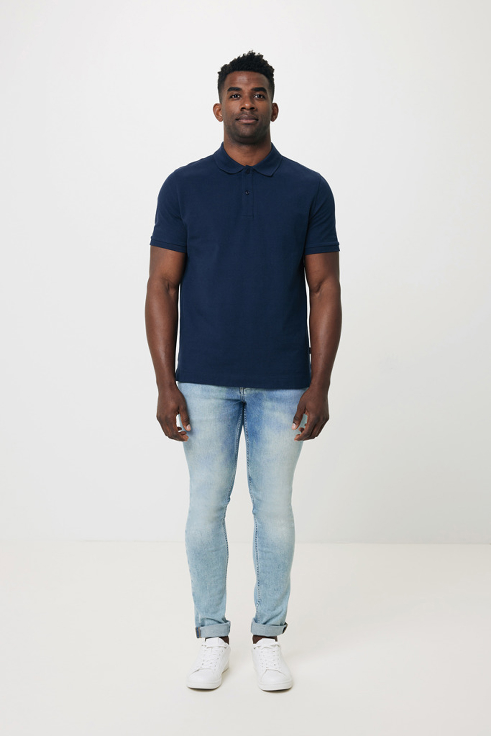 Рубашка поло Iqoniq Yosemite из переработанного хлопка-пике, унисекс, 220 г/м²-27