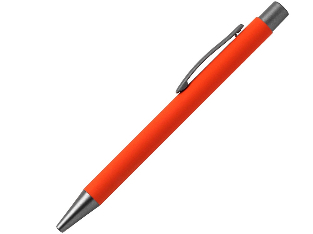 Ручка металлическая шариковая FAMILY MARSEL, soft touch (Оранжевый)-0