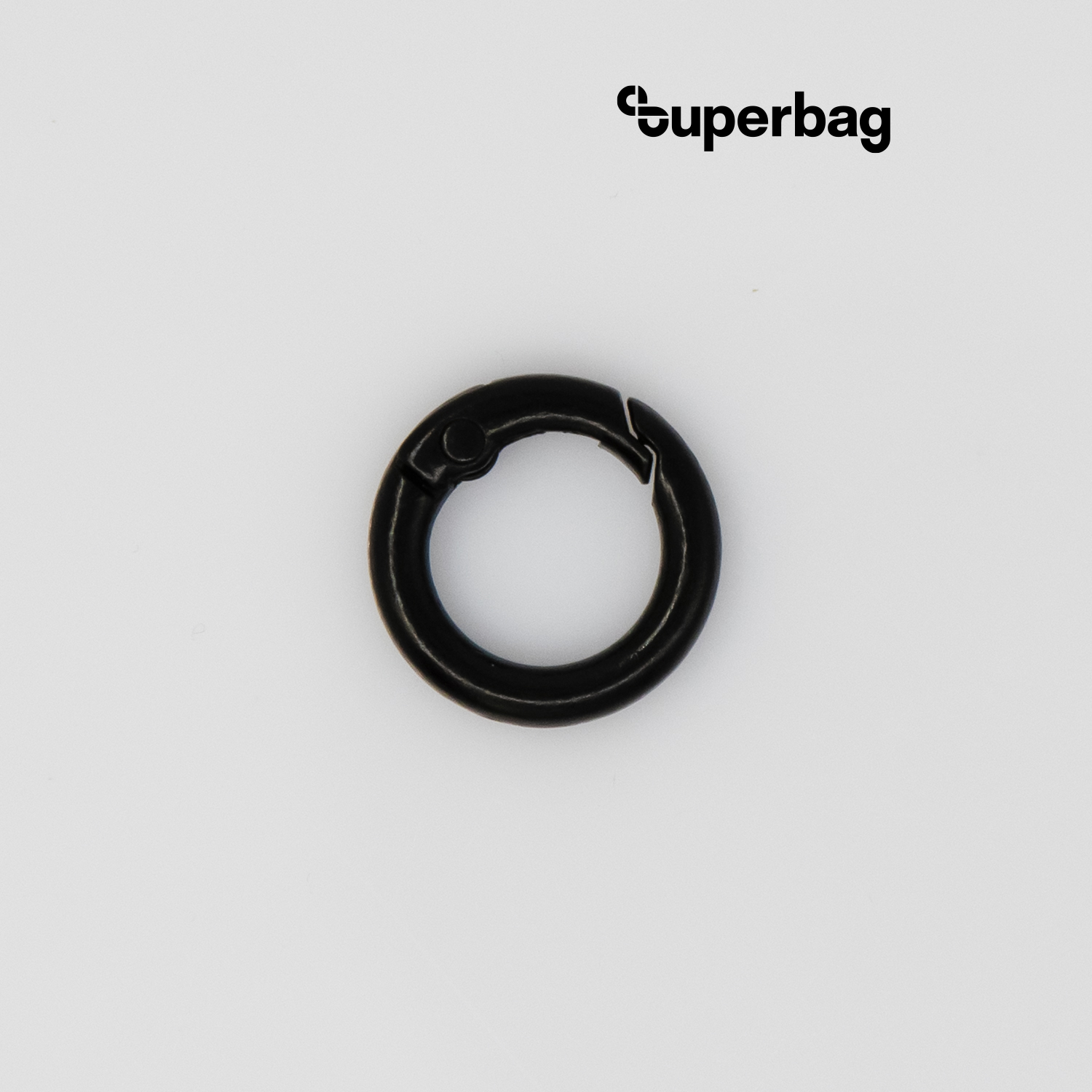 Карабин-кольцо Ring для обвеса, d=2см (черный)-0