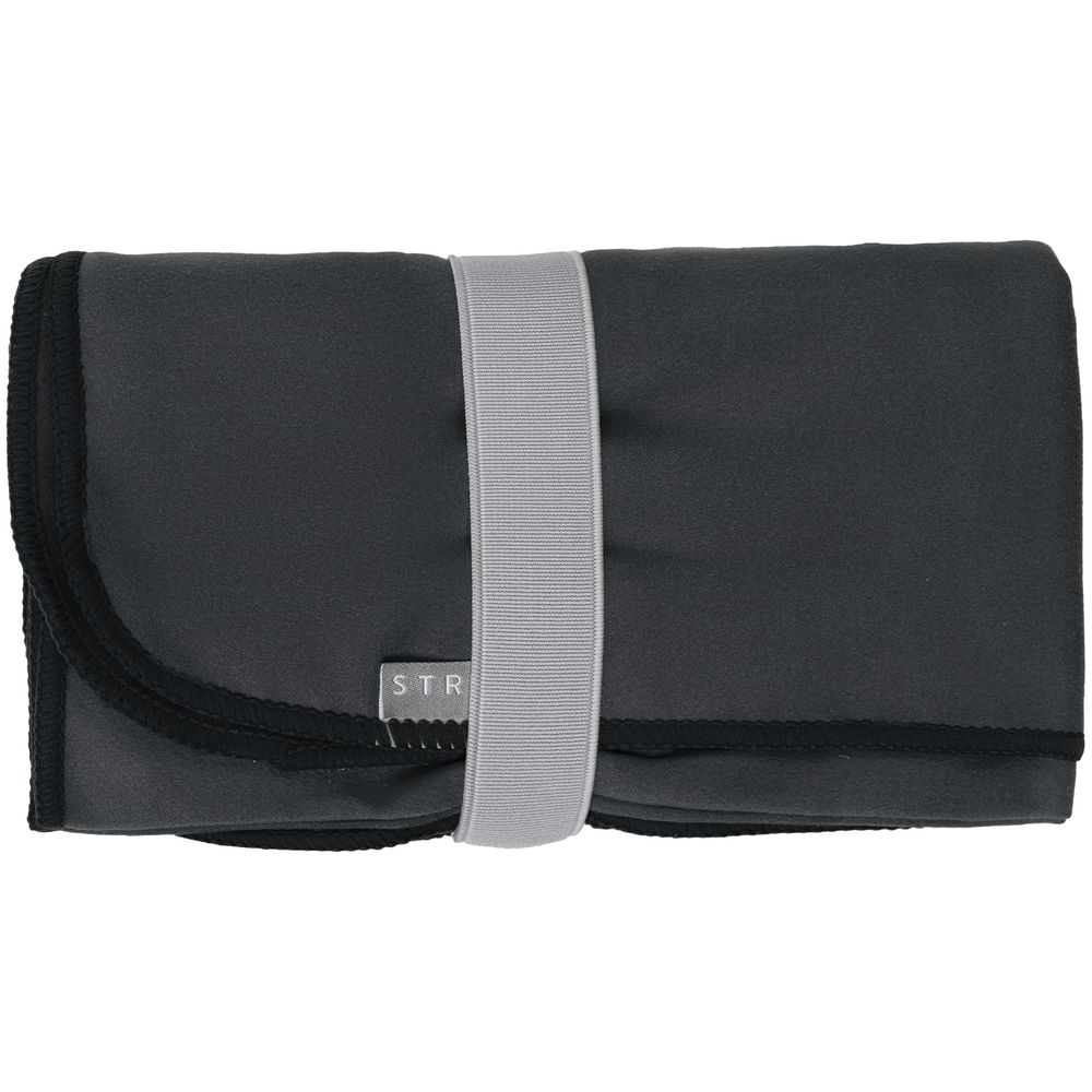 Спортивное полотенце Vigo Medium, темно-серое (графит)-0