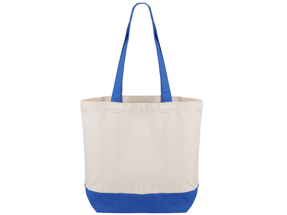 Сумка для шоппинга Cotton из переработанного хлопка 280 г, синий-1