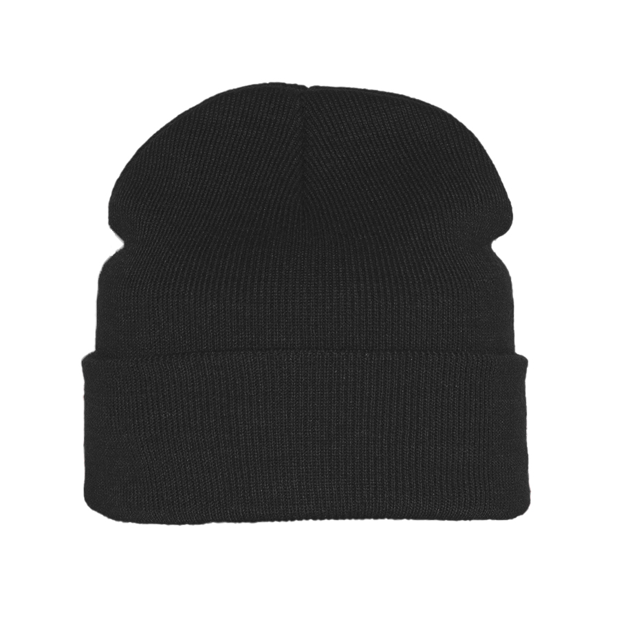 Шапка вязаная двойная ESSENTIAL, черный-0