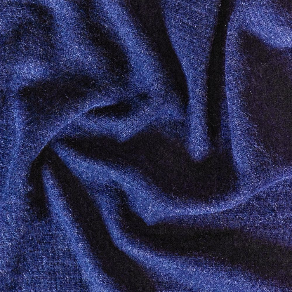 Плед Devika, синий с бежевым-2