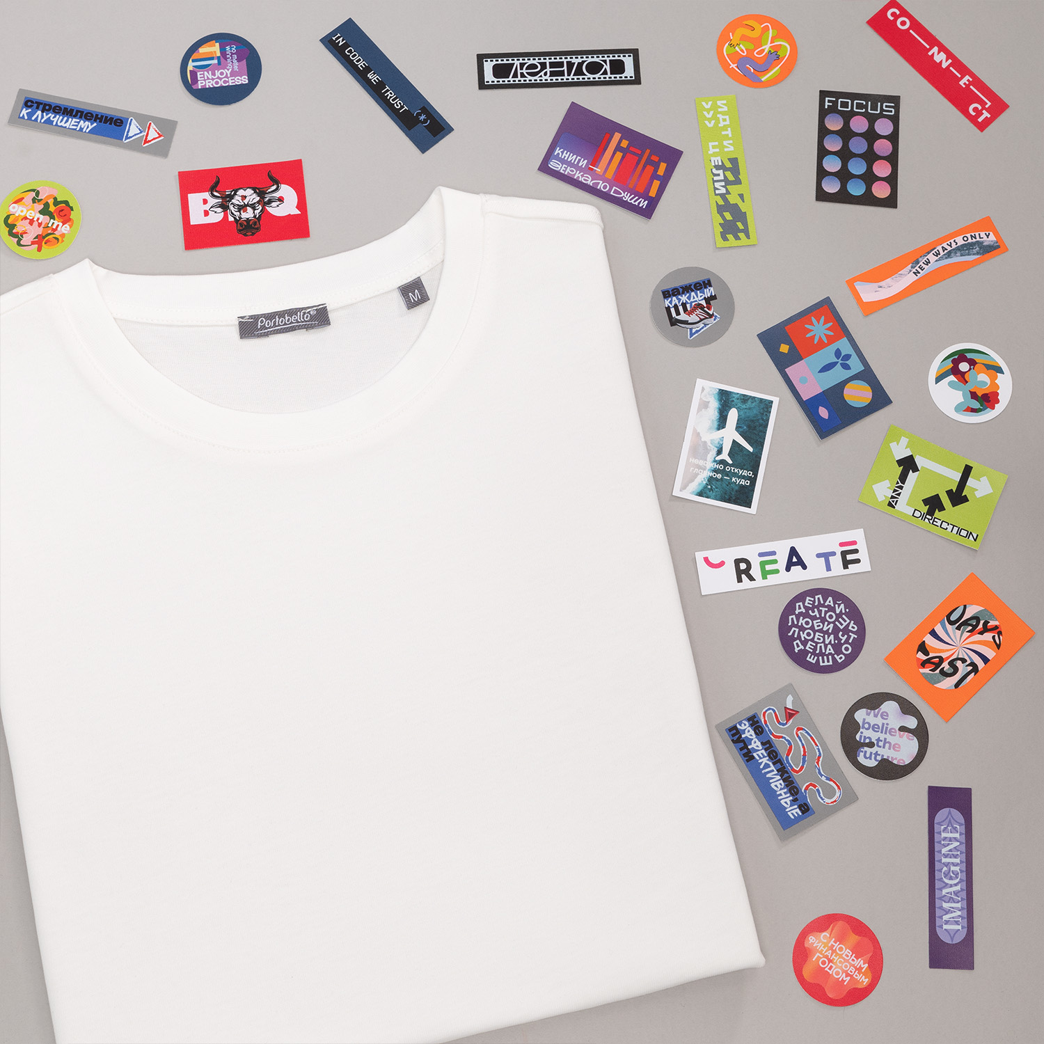 Футболка унисекс Раст (Rust), 240 гр., белая (теплый тон)-14