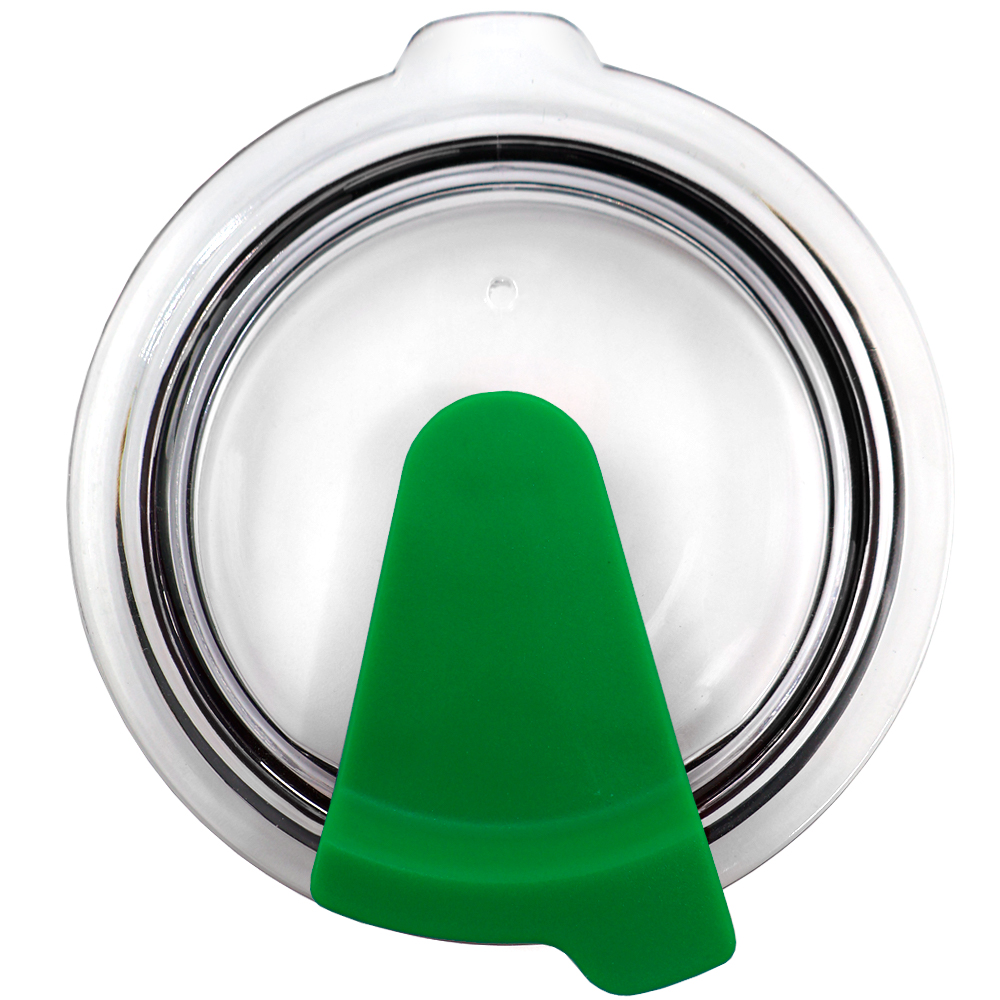 Кружка с крышкой Velvet Duo, Красный/Зеленый-1