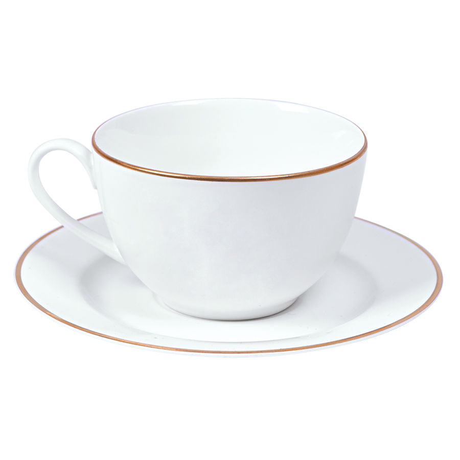 Чайная пара "Goldi" в подарочной упаковке, белый-0