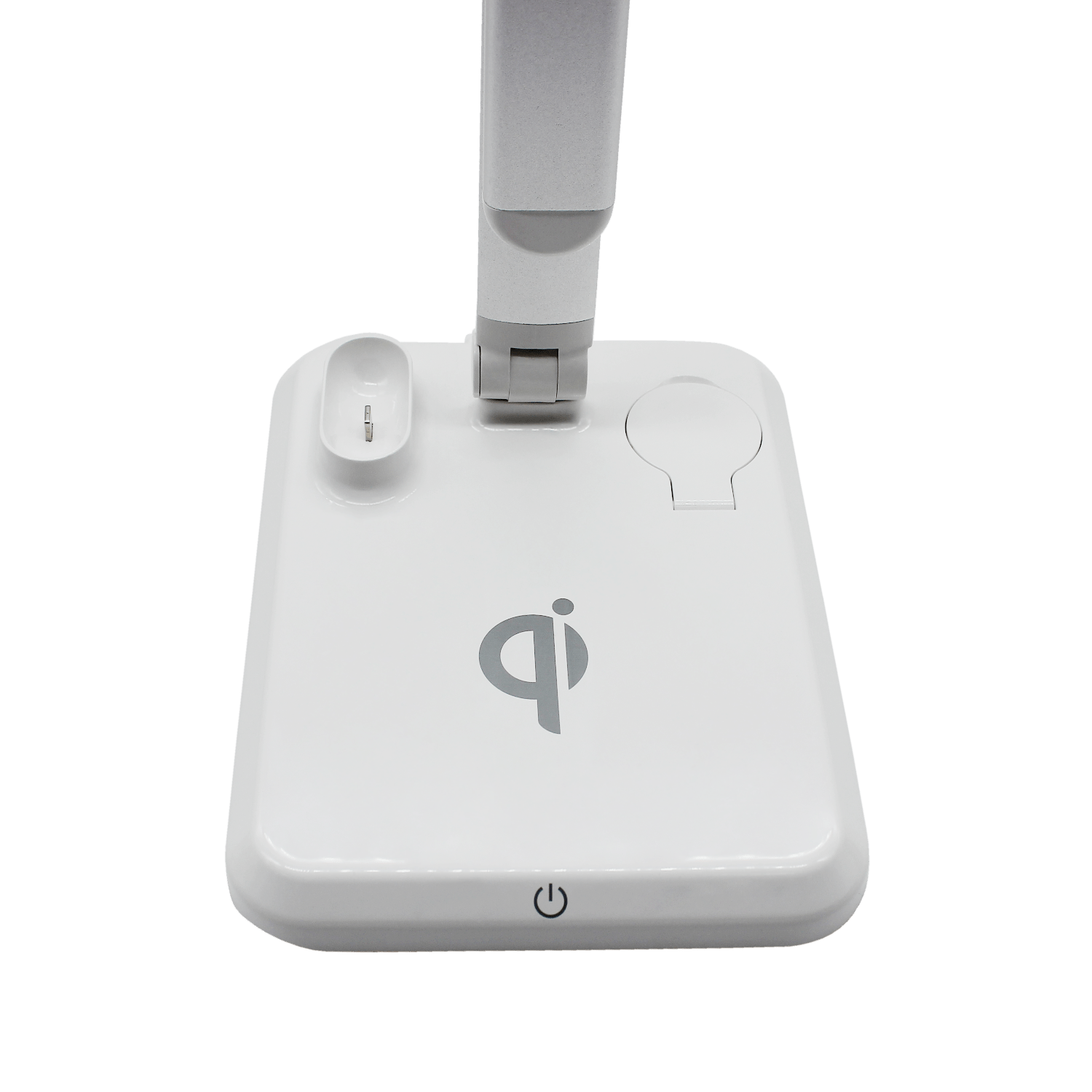 Настольная лампа Geek с беспроводной зарядкой (белый)-3