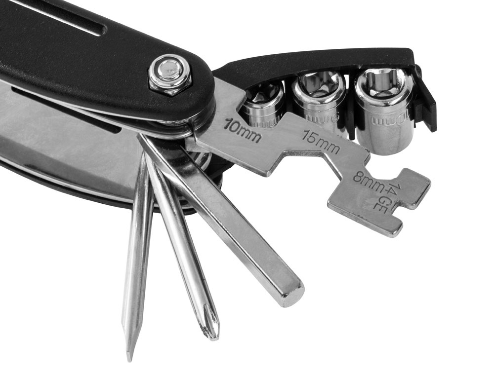 Многофункциональный инструмент 16 в 1, черный-4