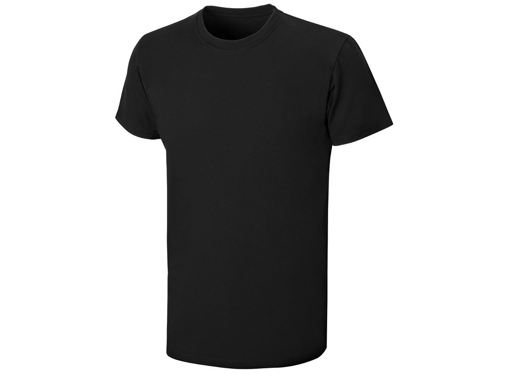 Футболка HD Fit короткий рукав с эластаном, мужская, чёрный-4