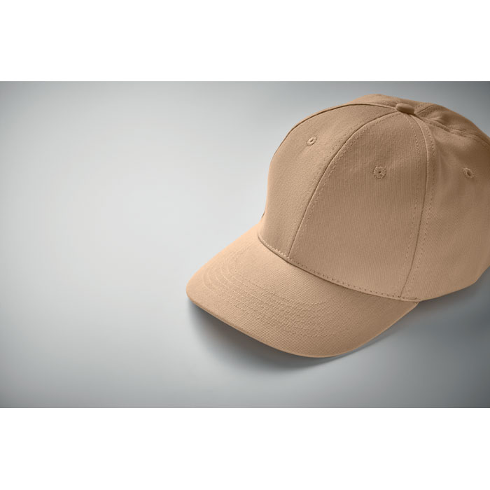 6 panels baseball cap, слоновая кость-2