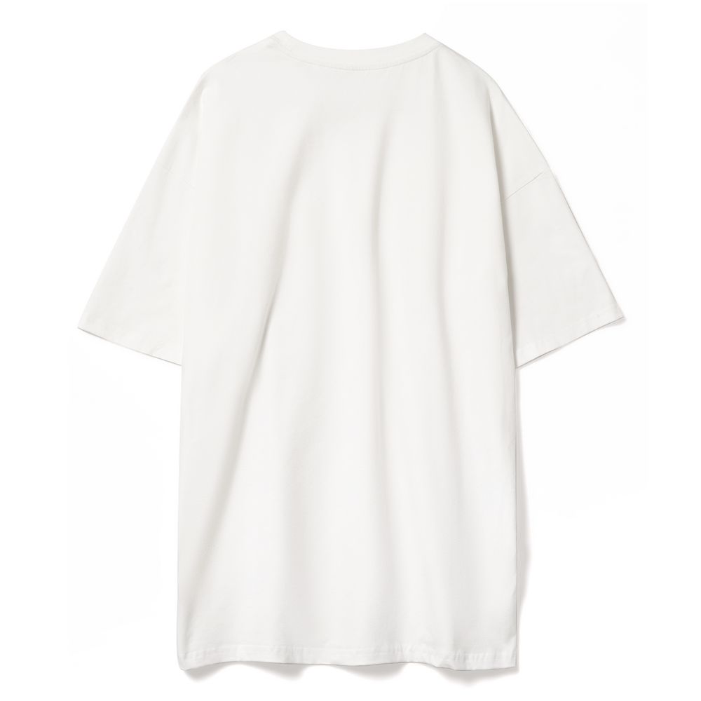 Футболка оверсайз унисекс Big Haul, молочно-белая-3