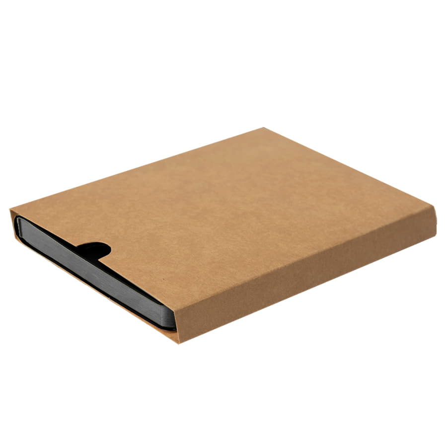 Ежедневник недатированный Stellar, А5, черный, кремовый блок  в линейку, с серым обрезом, черный, серый-10