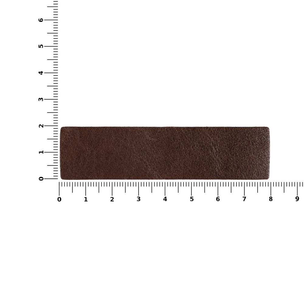 Лейбл кожаный Pasek, S, коричневый-3