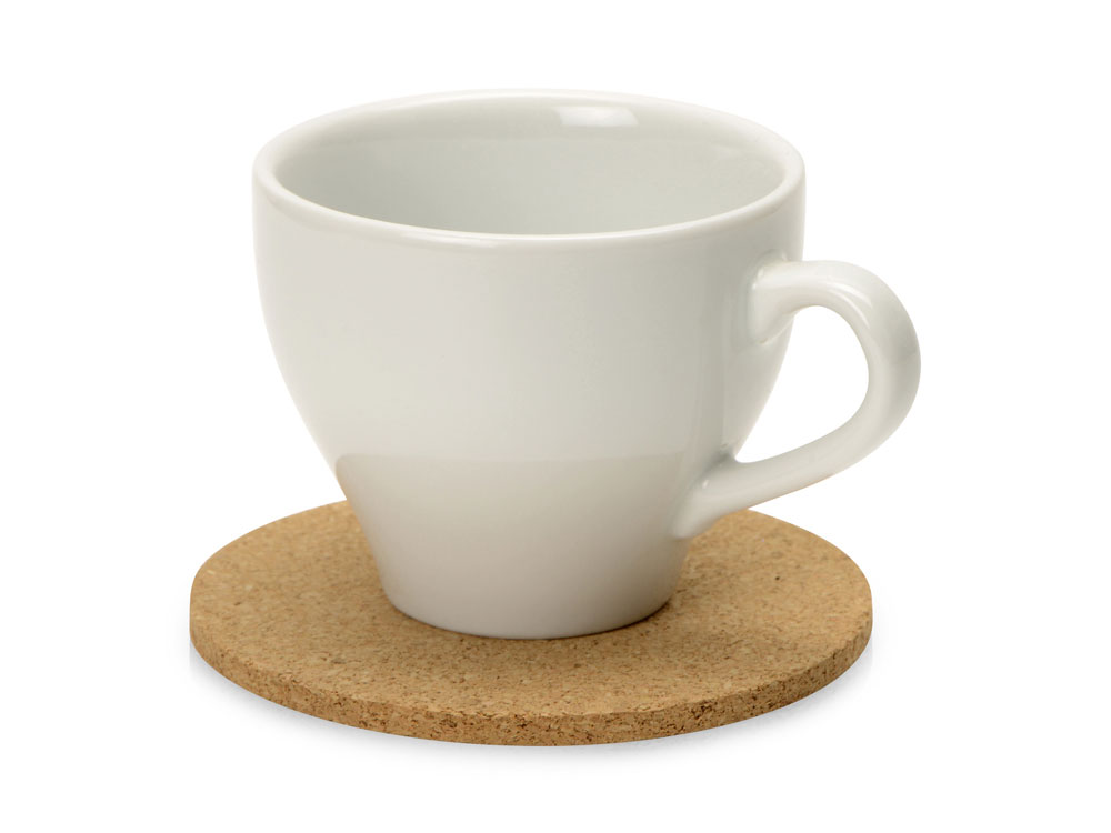 Набор костеров Bali из пробки в хлопковом мешке, 4 шт-2