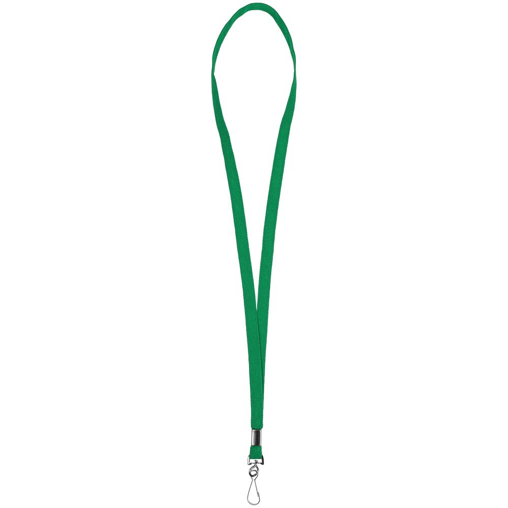 Лента с карабином Colorplan, зеленая-0