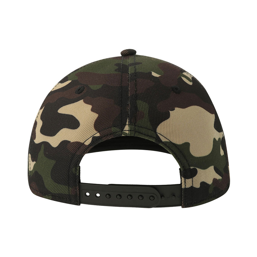 Бейсболка SNAP FIVE-S, 5 клиньев, пластиковая застежка, зеленый камуфляж-1
