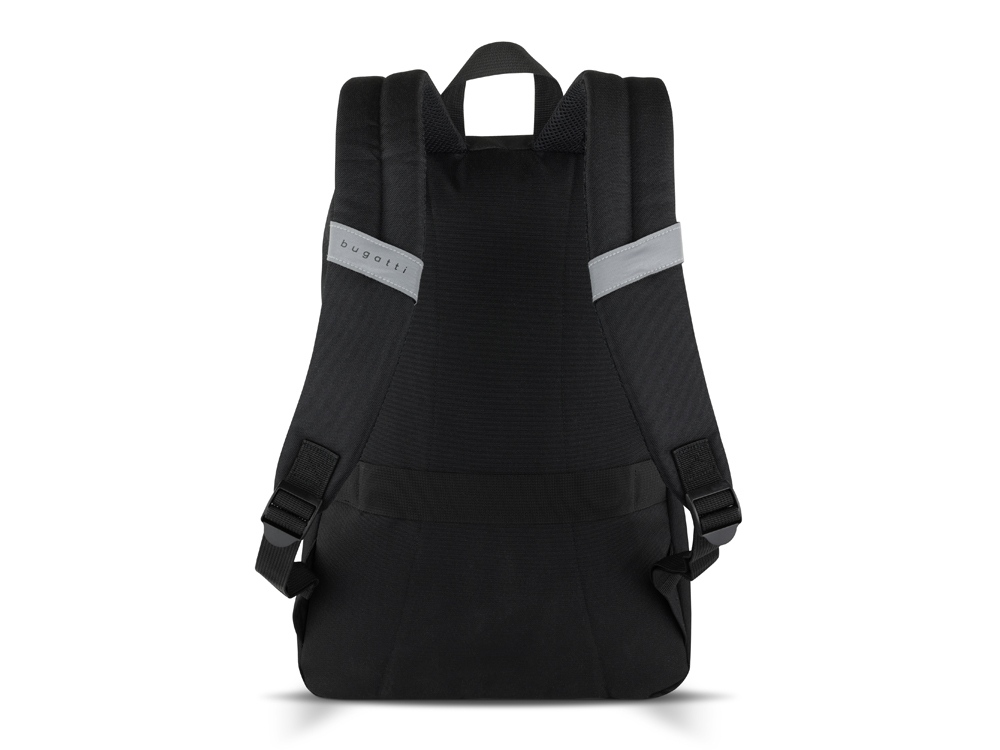 Рюкзак BUGATTI Blanc Delight, чёрный, нейлон RPET600D/тарпаулин/полиэстер, 32х15х45 см, 20 л-7