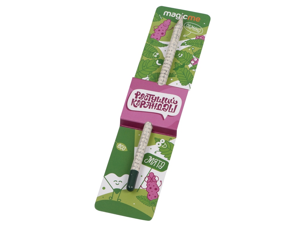 Растущий карандаш с семенами мяты-2