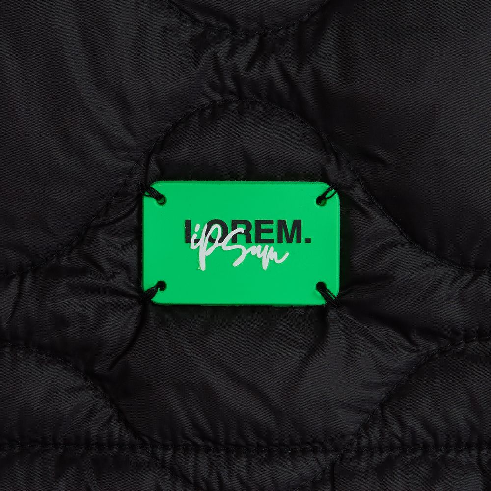 Лейбл из ПВХ Kreta, S, зеленый неон-2