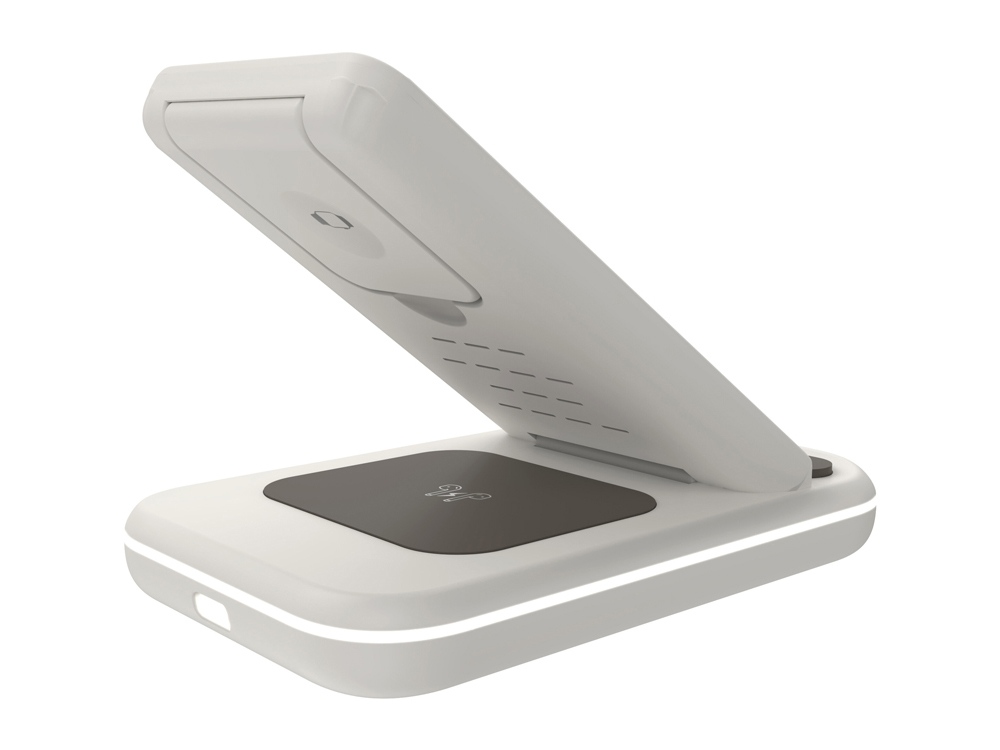 Беспроводное зарядное устройство 3-в-1 CANYON WS-304 (CNS-WCS304B), 15W, бежевый-2