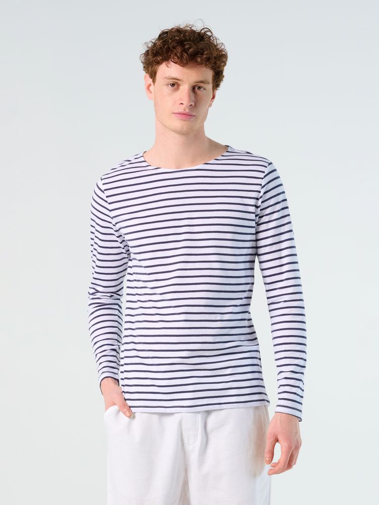 Футболка мужская Marine Men, белая с красным-3