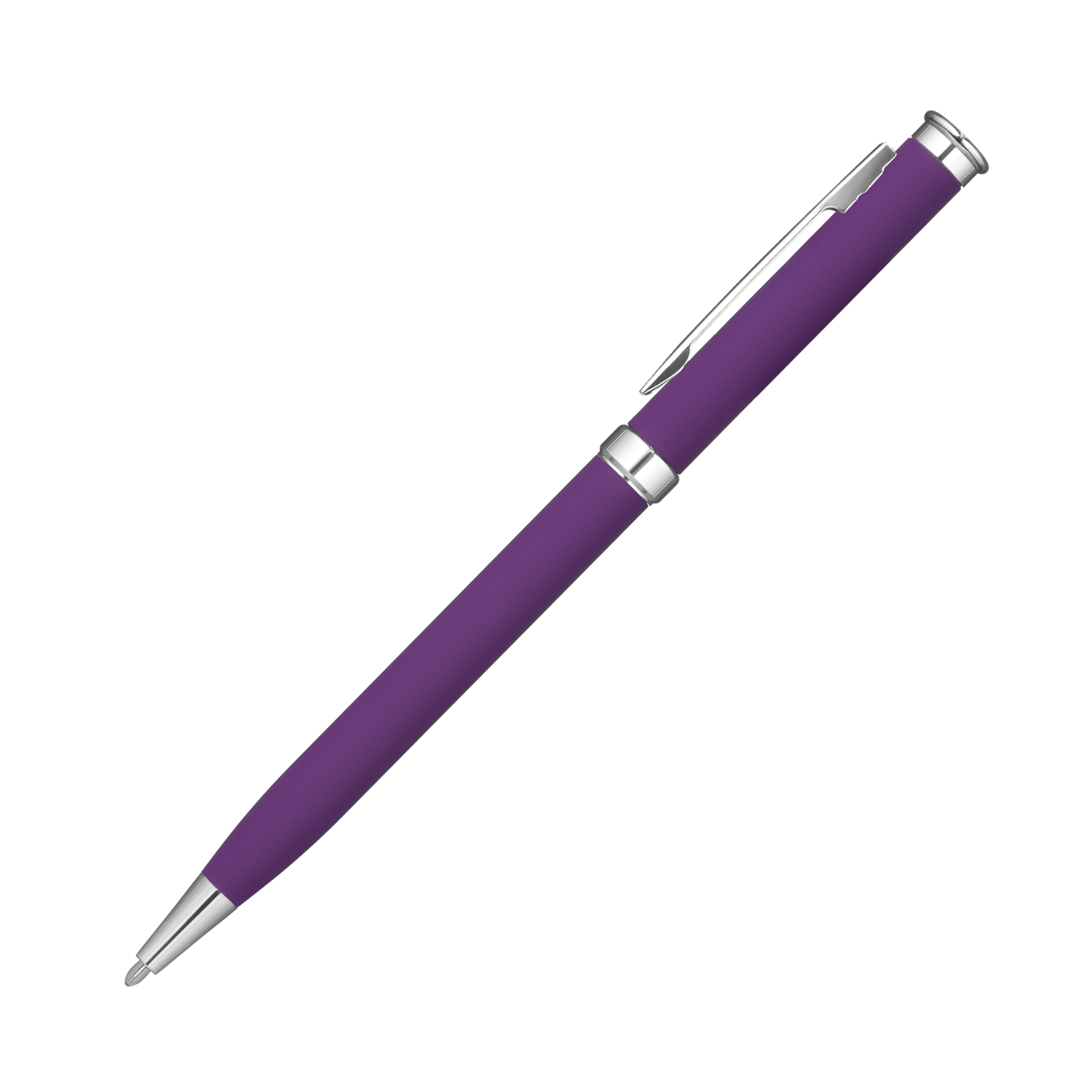Шариковая ручка Benua, фиолетовая-0
