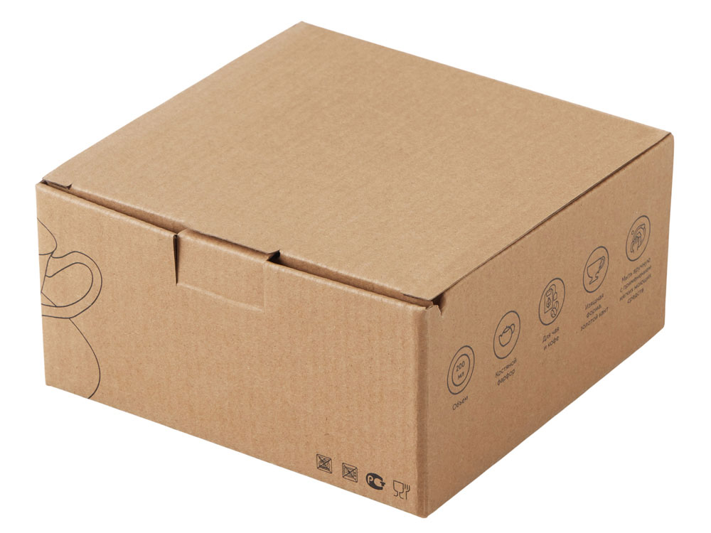 Чайная пара с золотой каймой, 200мл-10