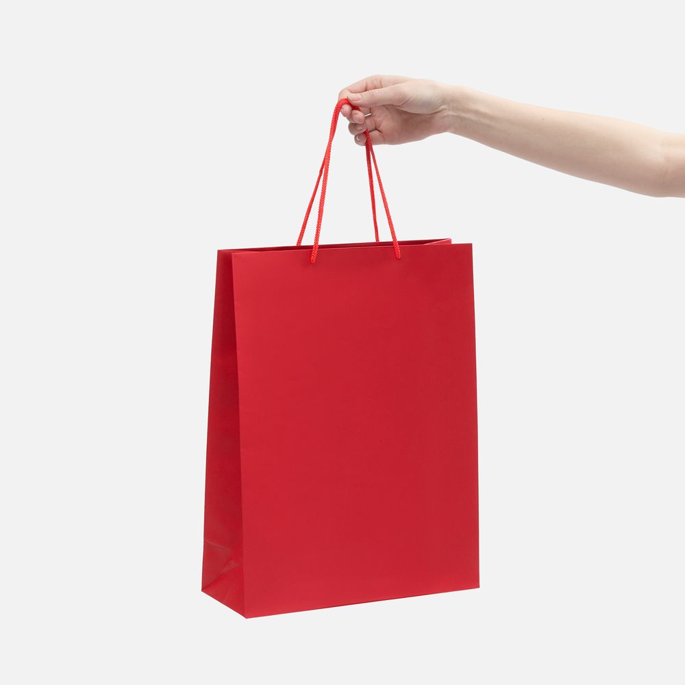 Пакет бумажный Porta XL, красный-1