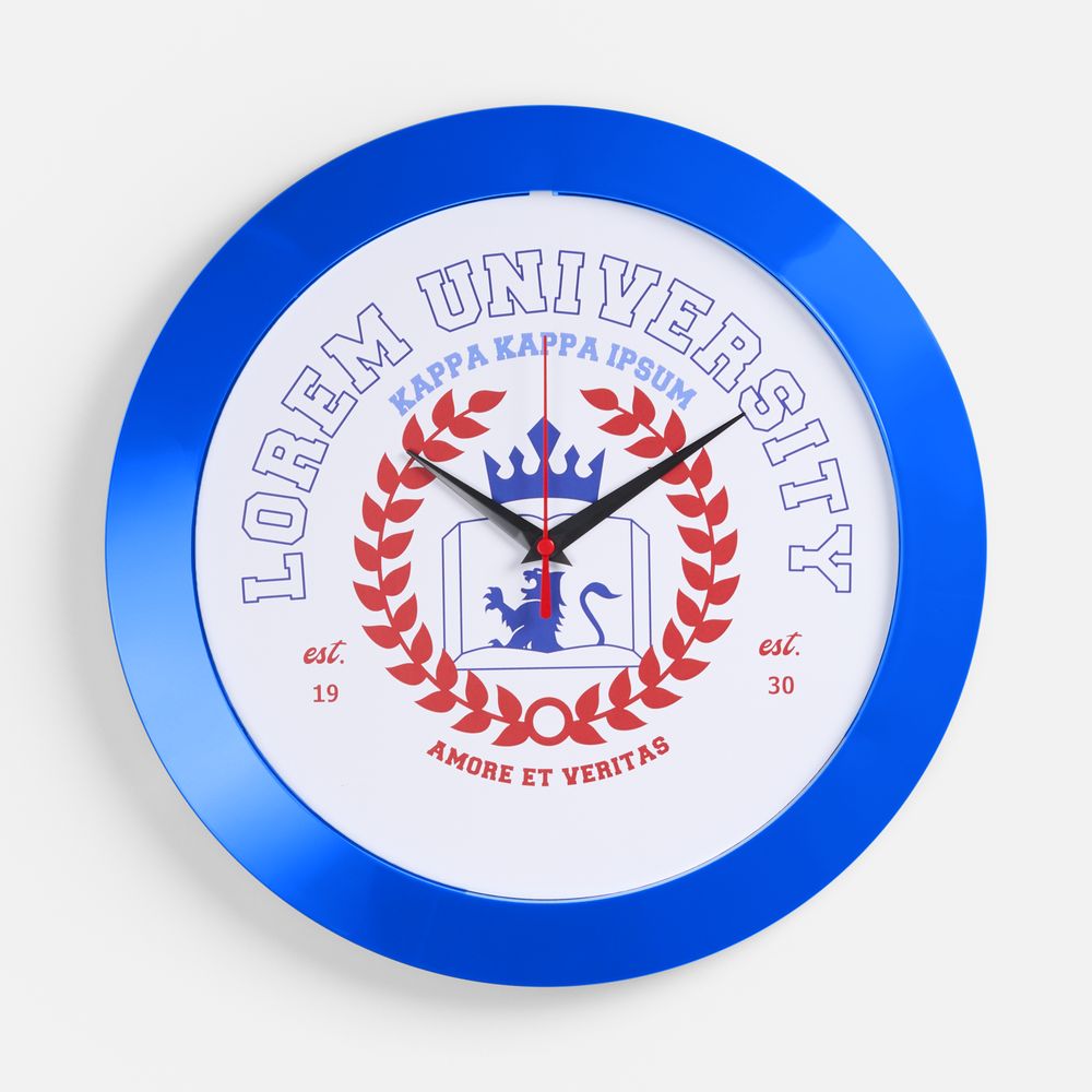 Часы настенные Vivid Large, синие-1