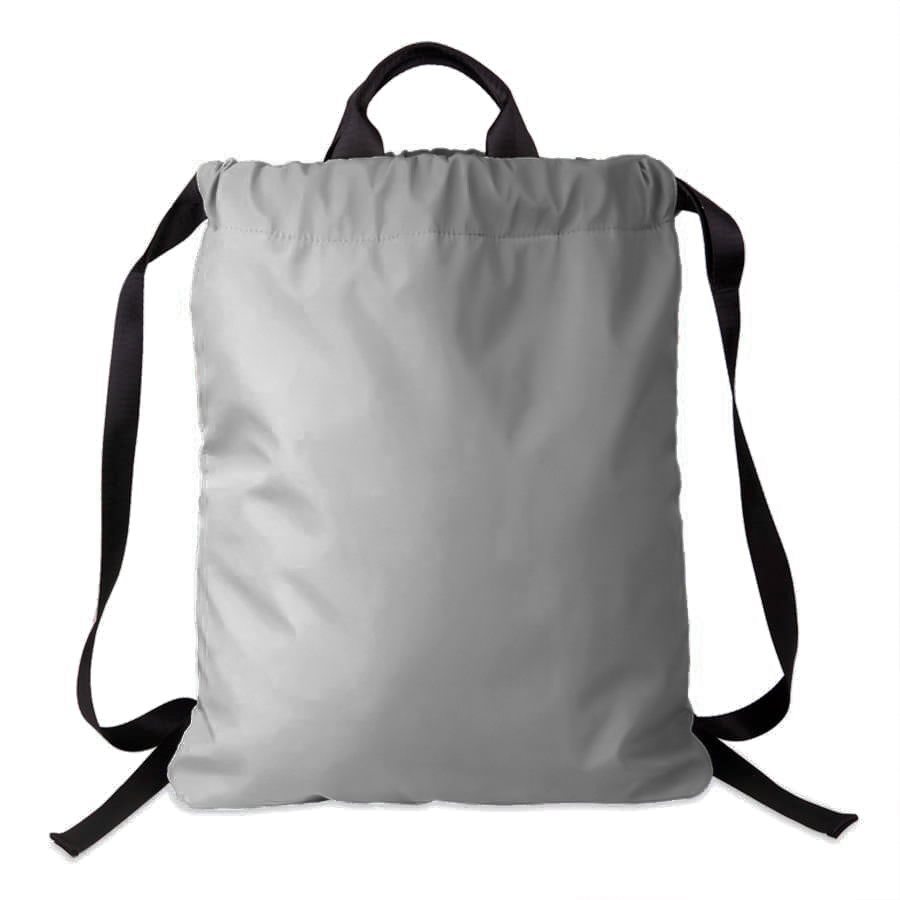 Рюкзак RUN, светоотражающий серый, 48х40см, 100% полиэстер, серый-1