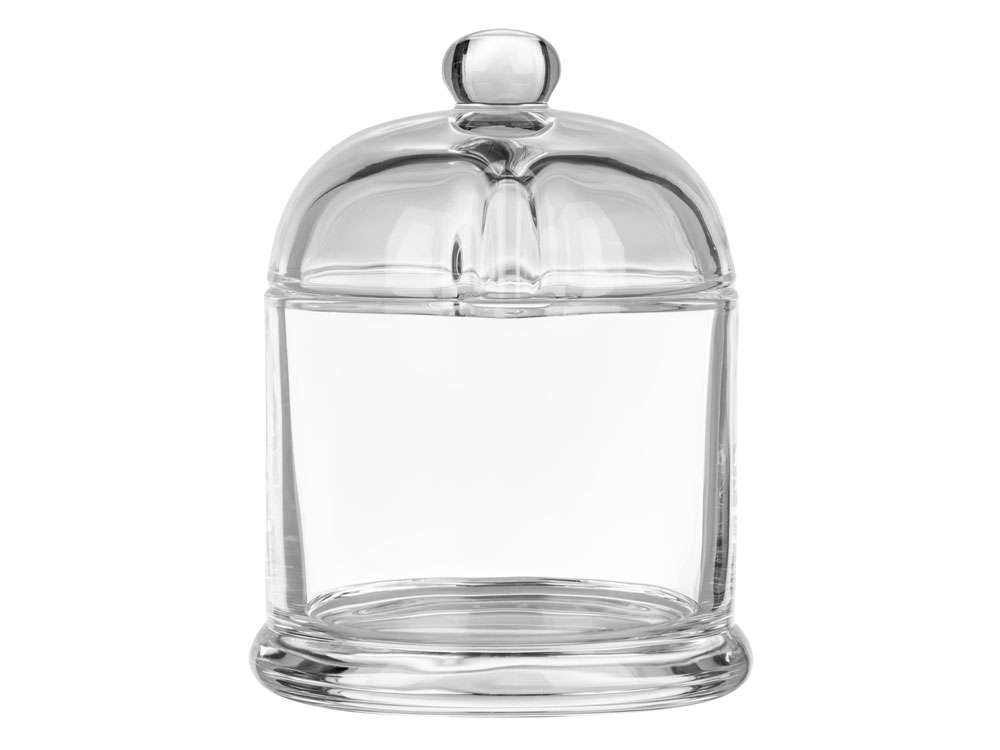 Стеклянная емкость для меда с ложкой Vira-3