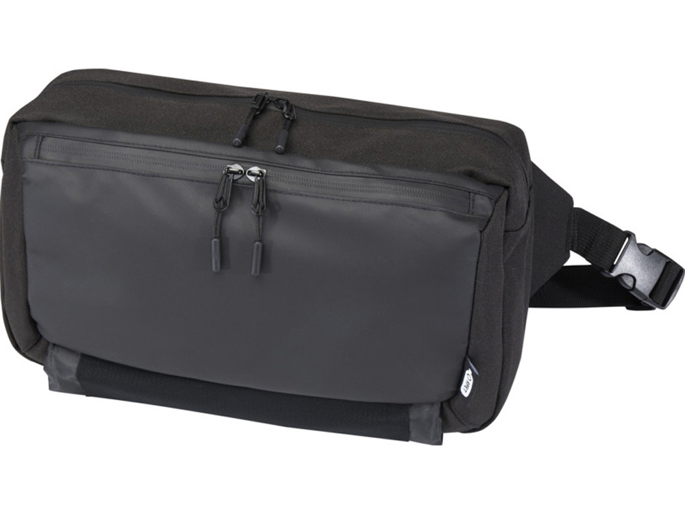 Roam модульная сумка-слинг из переработанных материалов, сертифицированных согласно GRS - сплошной черный-0