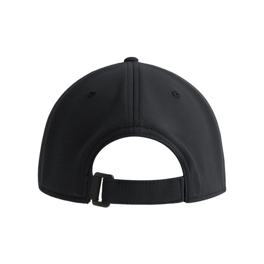 Бейсболка SAND 230 из переработанного полиэстера, 6 клиньев, застежка на липучке, черный-7