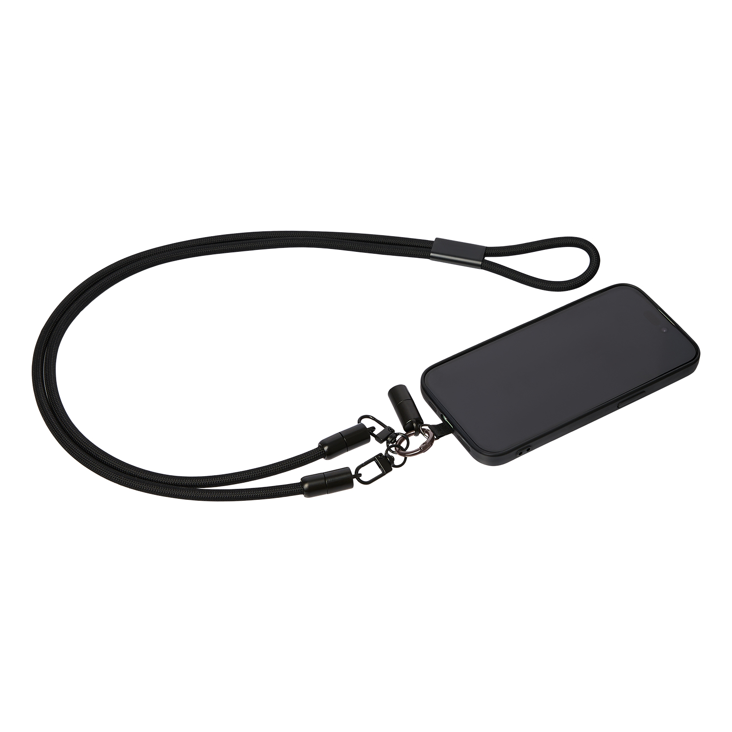 Кабель-ланьярд Voltrix, черный-3