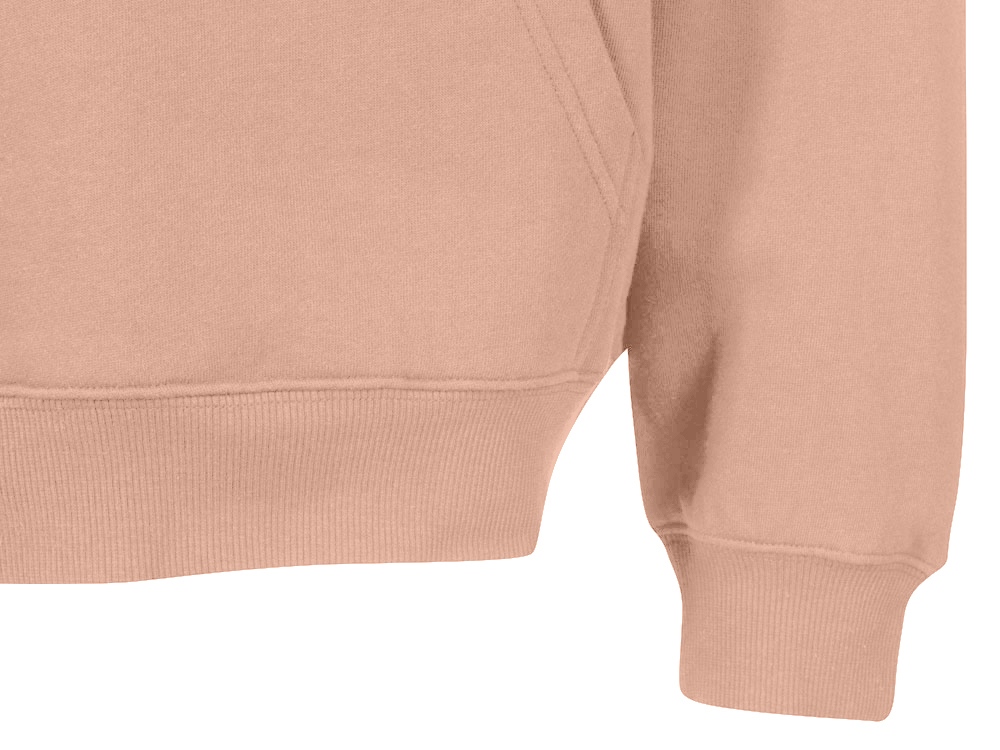 Толстовка с капюшоном оверсайз Berlin унисекс, лосось-11