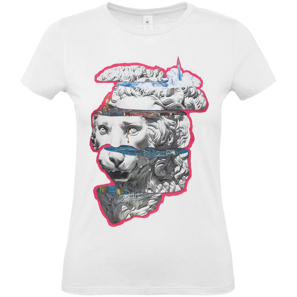 Футболка женская «Смотри вглубь», белая-1