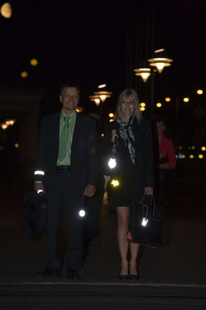 Светоотражатель «Квадрат», оранжевый-3