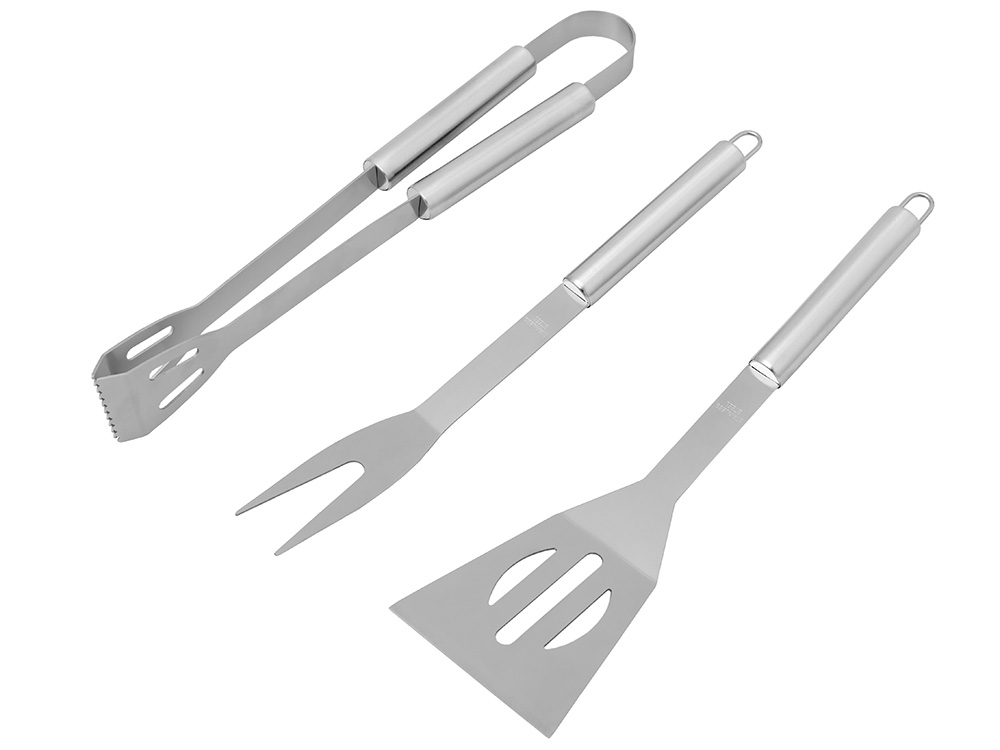 Набор для барбекю в кейсе: лопатка, щипцы, вилка Salvy-8