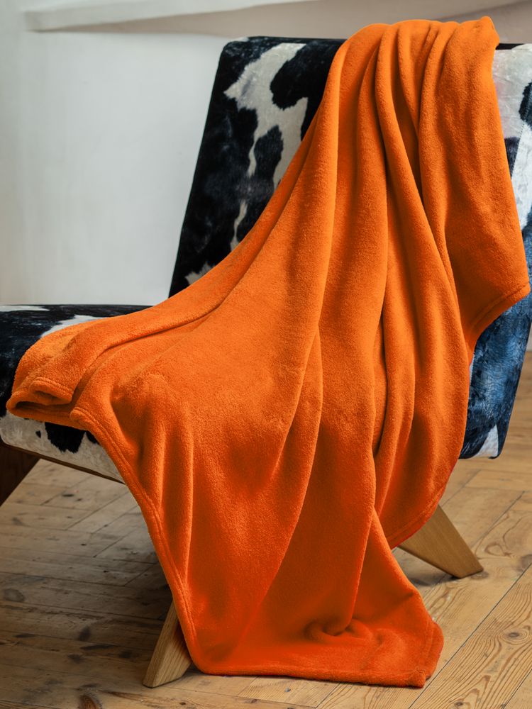 Плед Plush, оранжевый-7