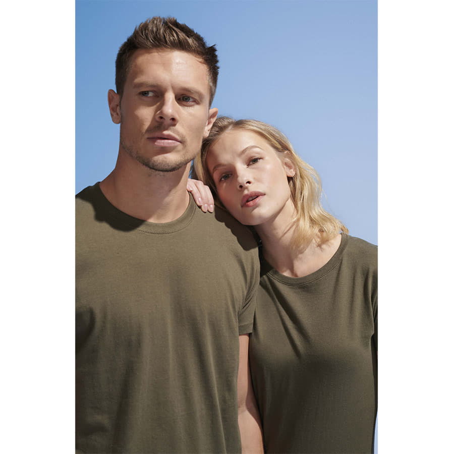 Футболка унисекс REGENT 150, ярко-розовый-1