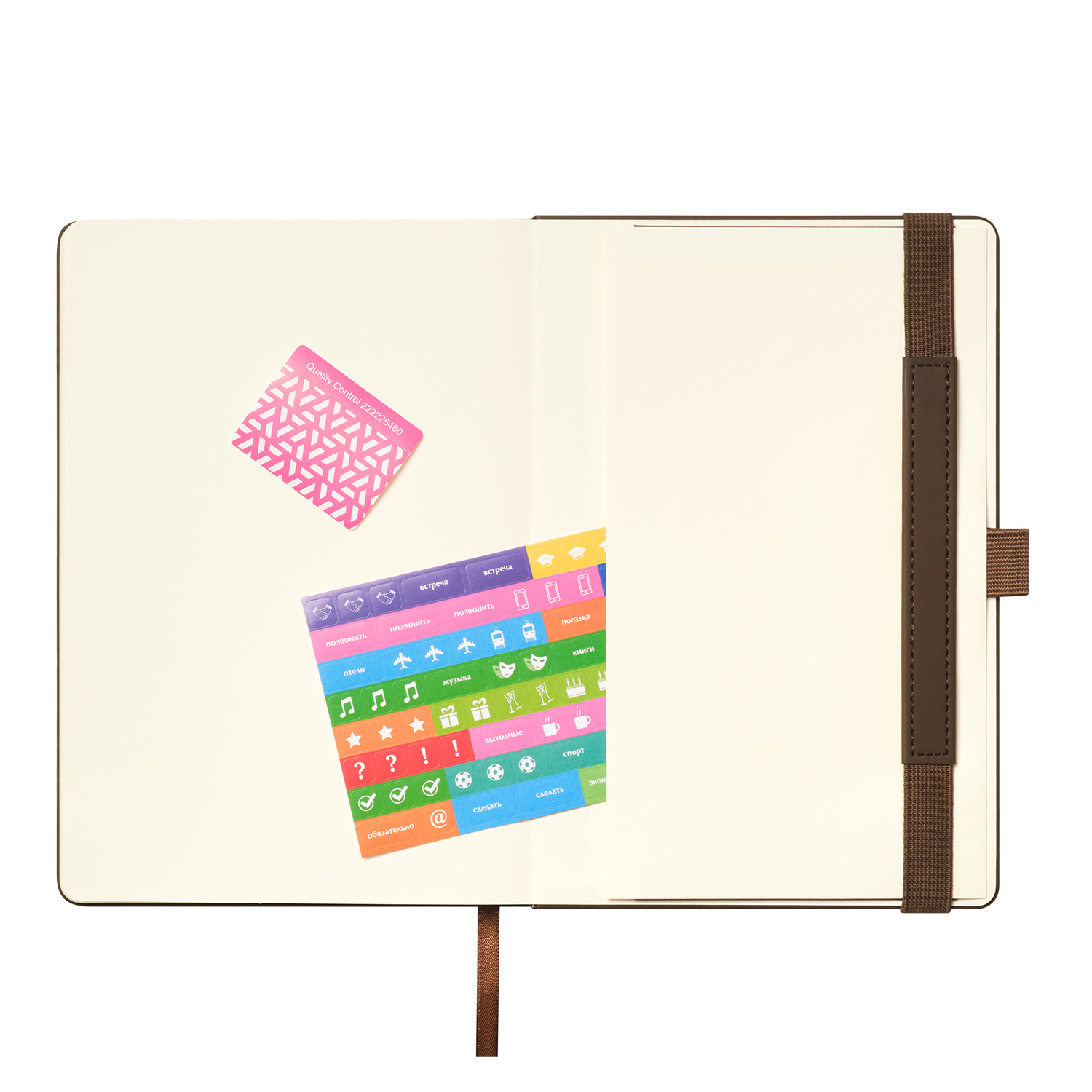 Ежедневник Alpha недатированный, коричневый/бежевый-8