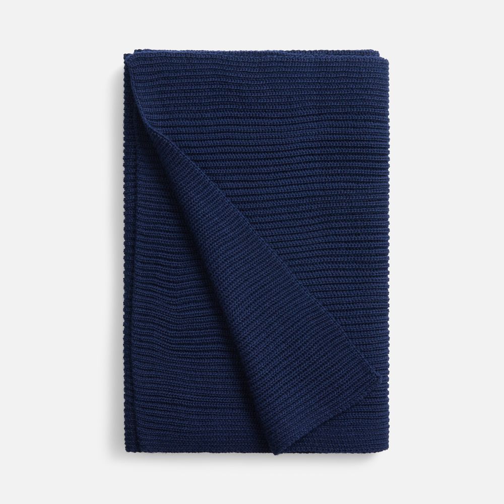 Шарф Nobilis Mono, темно-синий-1