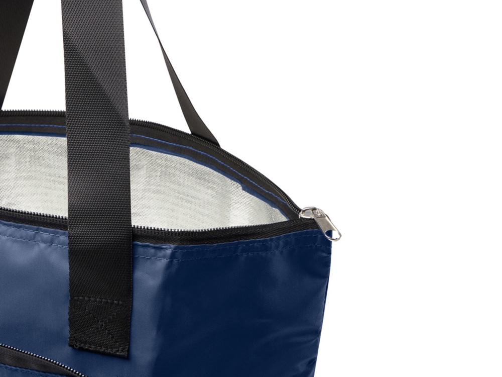 EcoFold Складная сумка-холодильник из RPET 15 л - Темно - синий-3
