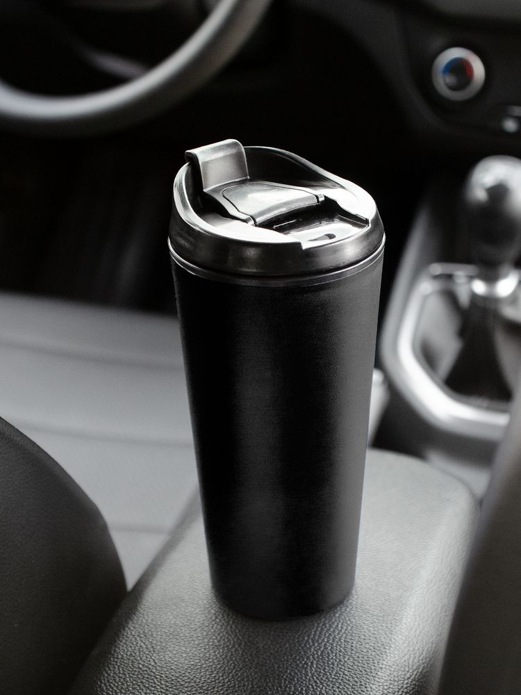 Термостакан Edda, черный-3